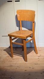 Retro keukenstoel, Huis en Inrichting, Stoelen, Gebruikt, Bruin, Ophalen of Verzenden, Eén