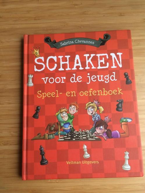 boek on te leren schaken, Hobby en Vrije tijd, Gezelschapsspellen | Bordspellen, Zo goed als nieuw, Ophalen of Verzenden