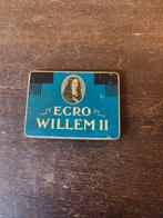 Oude Sigarenblikje: Vintage ECRO WILLEM II - Zeldzaam!, Ophalen of Verzenden, Zo goed als nieuw, Overige