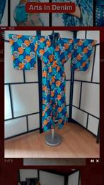 Kimono in Japanse stijl in Afrikaanse waxkatoen, Arts_in_Denim, Verzenden, Nieuw