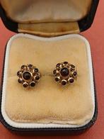 Prachtige antieke 14-karaat gouden oorbellen, Sieraden, Tassen en Uiterlijk, Oorbellen, Verzenden, Zo goed als nieuw, Met edelsteen