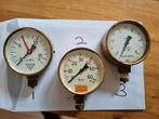 drukmeter manometer, Ophalen of Verzenden, Gebruikt