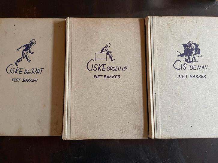 Piet Bakker - Ciske Trilogie (3 delen), Antiek en Kunst, Antiek | Boeken en Bijbels, Ophalen of Verzenden