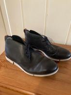 Nette zwarte zacht leren schoenen van Clarks, maat 44, Clarks, Zo goed als nieuw, Veterschoenen, Zwart