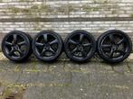 Saab 5-spoke Y 17x7" (ALU 45) velgenset (opknapper), Auto-onderdelen, Banden en Velgen, Ophalen, Gebruikt, Velg(en), 17 inch