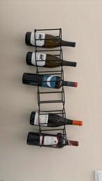 Metalen Wijnrek voor aan de Muur - Nieuw in Doos!, Nieuw, Ophalen of Verzenden, Metaal, 5 tot 15 flessen