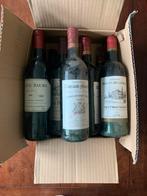 8 flessen rode Bordeaux wijn jaren 70 80 St. Emilion Margaux, Ophalen, Zo goed als nieuw, Frankrijk, Rode wijn
