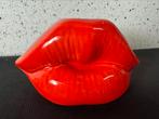Leuke retro kandelaar kaarsenhouder Rode lippen, Huis en Inrichting, Woonaccessoires | Kandelaars en Kaarsen, Overige materialen