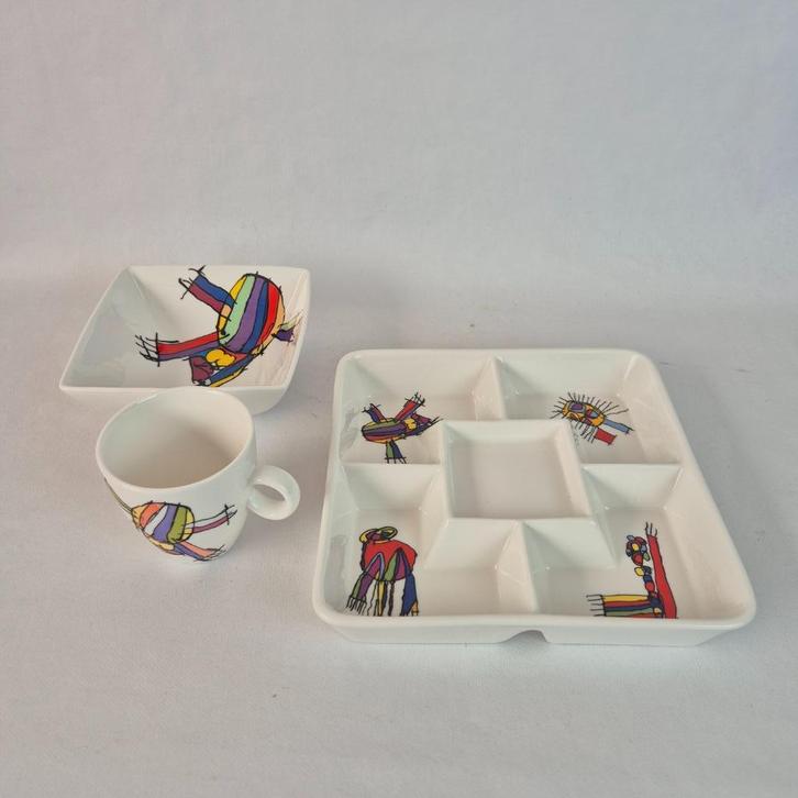 Yong beast divers, Huis en Inrichting, Keuken | Servies, Gebruikt, Overige stijlen, Keramiek, Verzenden