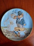 Vintage Franklin Mint 'Just Married' Bord, Ophalen of Verzenden