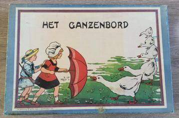 Oud Hollands Ganzebord Spel  beschikbaar voor biedingen