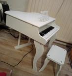 FunKey MGP-30 WH mini speelgoed vleugepiano wit, Muziek en Instrumenten, Ophalen of Verzenden, Zo goed als nieuw, Zwart, Vleugel