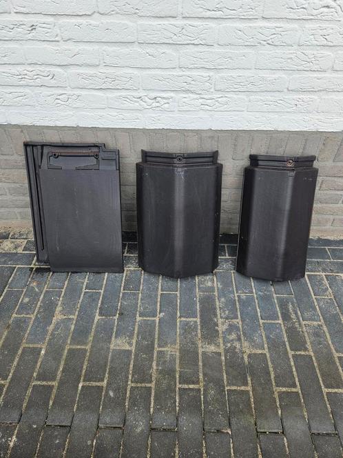 Dakpan Monier Signy Finnez, Doe-het-zelf en Verbouw, Dakpannen en Dakbedekking, Nieuw, Dakpannen, Steen of Klei, Zwart, Minder dan 5 m²