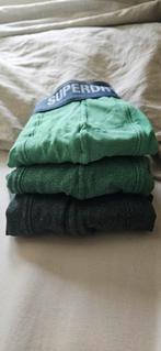3 mooie superdry onderbroeken heren maat S groen, Ophalen of Verzenden, Zo goed als nieuw