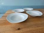 4 pastaborden wit, Huis en Inrichting, Keuken | Servies, Ophalen, Gebruikt, Schaal of Schalen, Overige stijlen