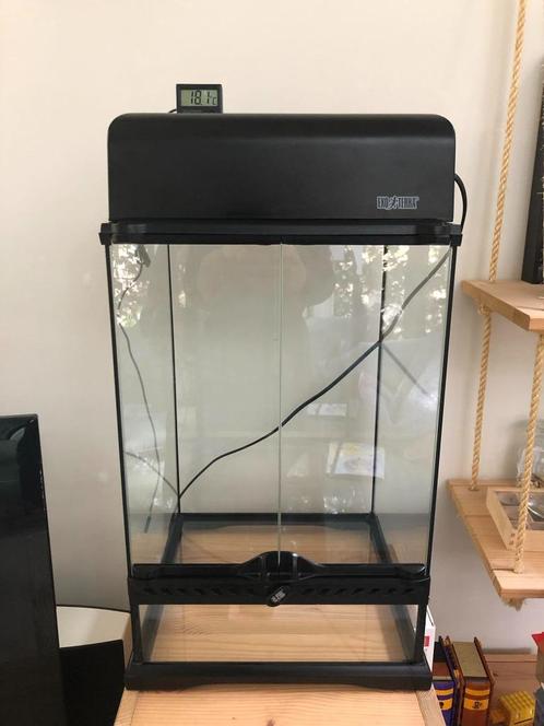 Exo Terra terrarium (30x30x45) en toebehoren, Dieren en Toebehoren, Reptielen en Amfibieën | Toebehoren, Zo goed als nieuw, Terrarium of Paludarium
