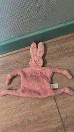 Peas konijn knuffel knuffeldoekje roze ‘play with me ‘, Ophalen of Verzenden, Zo goed als nieuw