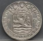 6 stuiver 1755 - scheepjesschelling 1755  Zeeland, Postzegels en Munten, Munten | Nederland, Vóór koninkrijk, Verzenden, Zilver