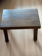 Eiken bijzettafel, Ophalen, Minder dan 45 cm, Minder dan 55 cm, Zo goed als nieuw