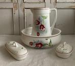 Brocante lampetstel / compleet met zeepbakje & kammenbakje, Antiek en Kunst, Curiosa en Brocante, Ophalen of Verzenden