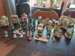 Kerstdorp huisjes en decoratie, Diversen, Kerst, Ophalen, Gebruikt