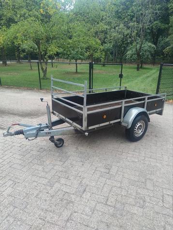 aanhanger enkel as geremd 1350kg  beschikbaar voor biedingen