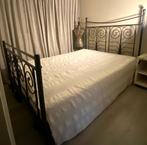 IKEA twijfelaar 140 cm – compleet bed, Ophalen, Zwart, 140 cm, Zo goed als nieuw