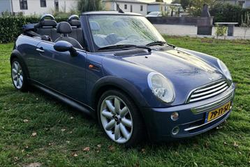 Mini 1.6 16V Cooper Cabrio 2006 Blauw, groot onderhoud gehad beschikbaar voor biedingen