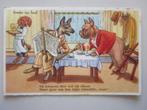 Oude dierenkaart met versje  6, Verzamelen, Ansichtkaarten | Dieren, Gelopen, 1960 tot 1980, Verzenden, Hond of Kat