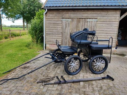 Recreatie/marathonwagen voor pony, Dieren en Toebehoren, Rijtuigen en Koetsen, Gebruikt, Marathonwagen, Pony