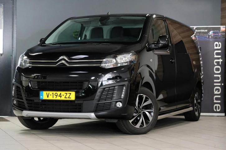Citroen Jumpy 2.0 BlueHDI 120 XL Dark Edition Leder/clima/na, Auto's, Bestelauto's, Te koop, ABS, Achteruitrijcamera, Airbags