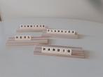 houten rummikub plankjes voor kleinen stenen, Nieuw, Ophalen of Verzenden, Rummikubplankjes, Drie of vier spelers