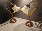 Vintage Franse Tafellampen Set Poirson France, Ophalen of Verzenden