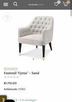 Eichholtz fauteuil / stoel, Huis en Inrichting, Ophalen, Zo goed als nieuw, Rond
