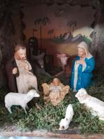 Kerststal met figuren, Antiek en Kunst, Antiek | Religie, Ophalen