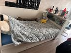 Compleet Bed met Logeerbed en Kastje, Huis en Inrichting, Slaapkamer | Bedden, 90 cm, Eenpersoons, Wit, Ophalen of Verzenden