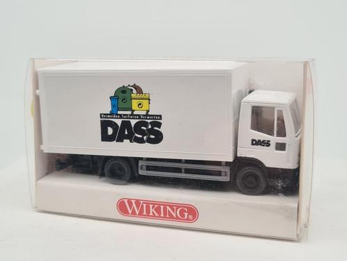 Mercedes vrachtwagen DASS Afvalverwerking - Wiking 1/87, Hobby en Vrije tijd, Modelauto's | 1:87, Zo goed als nieuw, Bus of Vrachtwagen