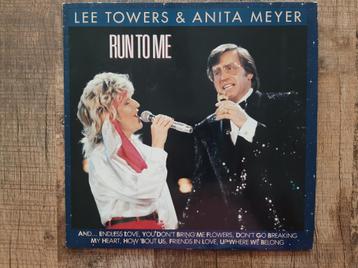LP Lee Towers + Anita Meyer / Run to me (1986) beschikbaar voor biedingen