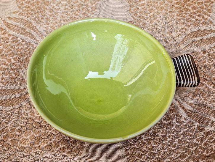 Vintage dessert schaaltje Carl-Harry Stålhane, groen , '57, Antiek en Kunst, Antiek | Keramiek en Aardewerk, Ophalen of Verzenden