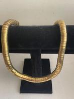Lange Vintage Goudkleurige Ketting, Sieraden, Tassen en Uiterlijk, Ophalen of Verzenden, Gebruikt, Goud, Overige materialen