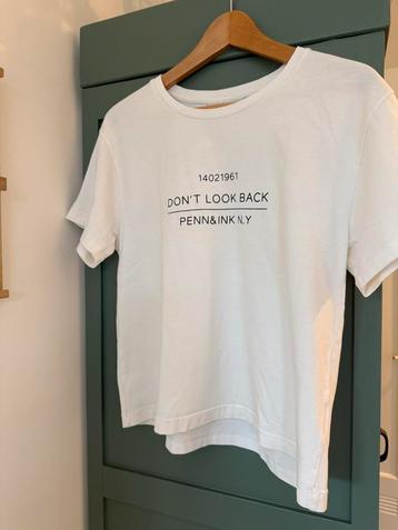 ZGAN - Maat M - Wit T-shirt Penn & Ink N.Y.  beschikbaar voor biedingen