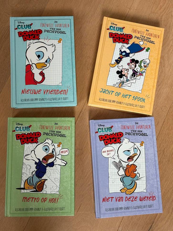 Club Donald Duck Boeken - 4 Delen, Boeken, Kinderboeken | Jeugd | onder 10 jaar, Gelezen, Fictie algemeen, Ophalen