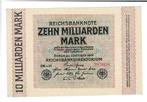 Duitsland, 10 miljard mark 1-10-1923, Postzegels en Munten, Bankbiljetten | Europa | Niet-Eurobiljetten, Verzenden, Duitsland