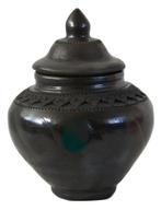 Urn bruin Reliëf ( Verdeel urn ), Ophalen of Verzenden, Nieuw
