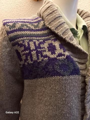 Grijs heren vest jas fleece gevoerd, van 8MM, maat S beschikbaar voor biedingen