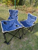 Z.G.A.N. Kampeer stoelen setje kinderen, Caravans en Kamperen, Ophalen of Verzenden, Zo goed als nieuw, Campingstoel