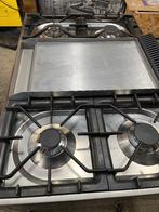 Gascomfort Boretti 90x60 cm RVS 4 branders met Bakplaat, Ophalen, Gebruikt, Inbouw, Gas