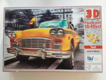 Legpuzzle 🧩 Taxi met 3D-Effect 500 stukjes beschikbaar voor biedingen