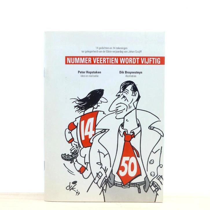 Nummer Veertien wordt Vijftig - Uniek exemplaar, Boeken, Sportboeken, Zo goed als nieuw, Balsport, Ophalen of Verzenden