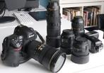 Nikon D4s met diverse objectieven, Audio, Tv en Foto, Fotocamera's Digitaal, 16 Megapixel, Spiegelreflex, Gebruikt, Nikon